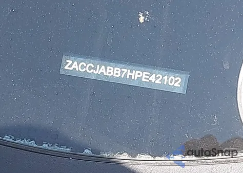2017 Jeep Renegade Latitude Fwd from USA, damaged, VIN ZACCJABB7HPE42102